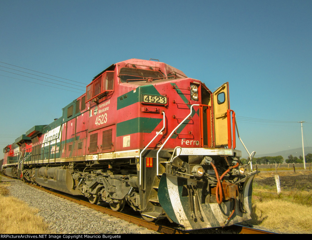 FXE AC4400 Locomotive leading a train